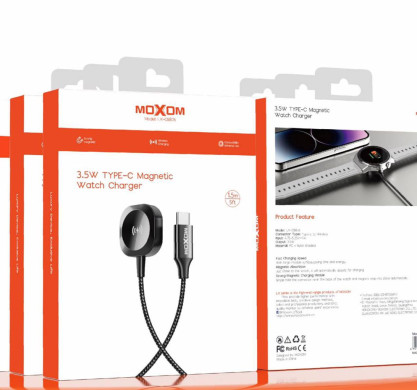 MOXOM TYPE-C Magnetic Watch Charger 3.5W